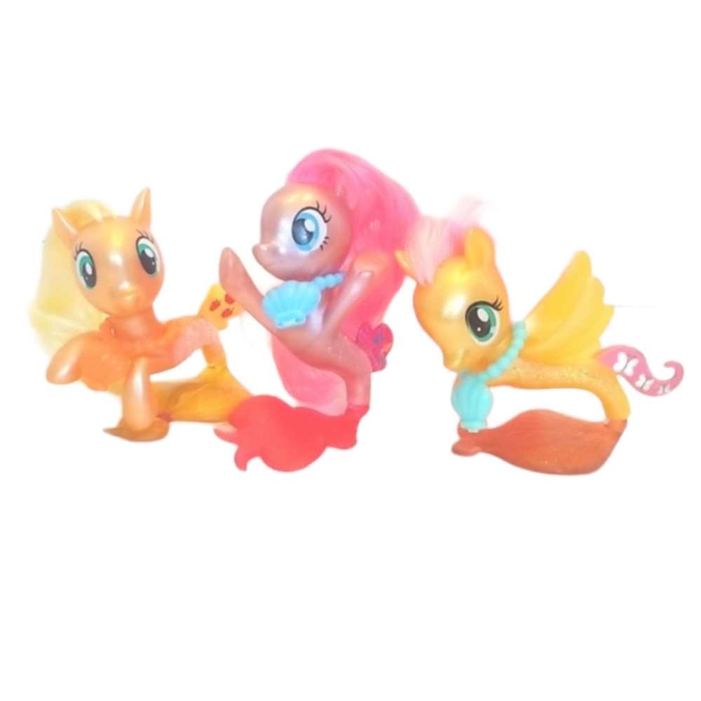 My Little Pony MLP Three Sea Ponies Mystery Treasures PVC Figures